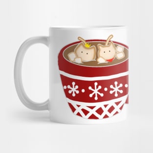 Merthur Hot Chocolate Cats Mug
